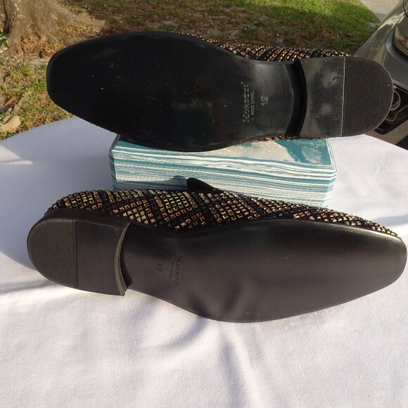 Moretti Gold Label Embellished Loafer Style Shoes  Size12 main image 5